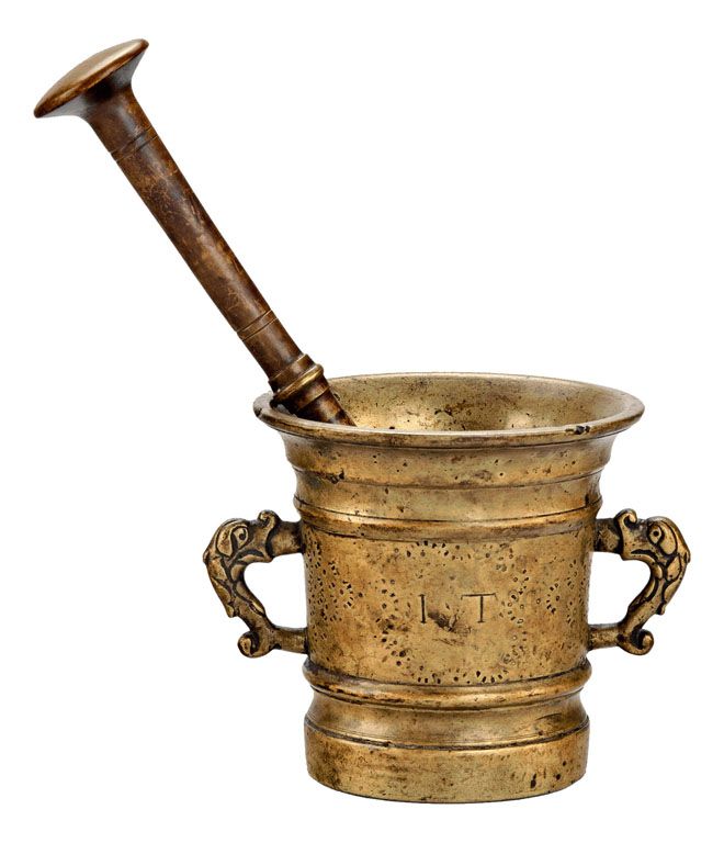 236. tétel, Mozsár törővel