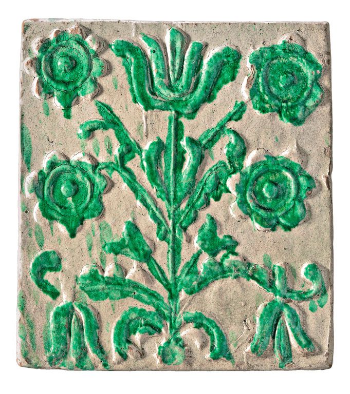 161. tétel, Kályhacsempe