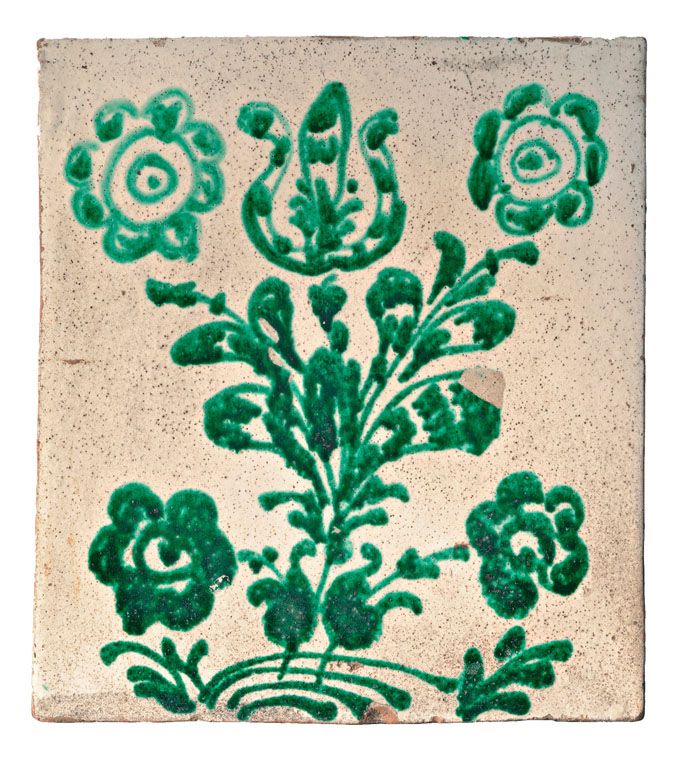 160. tétel, Kályhacsempe