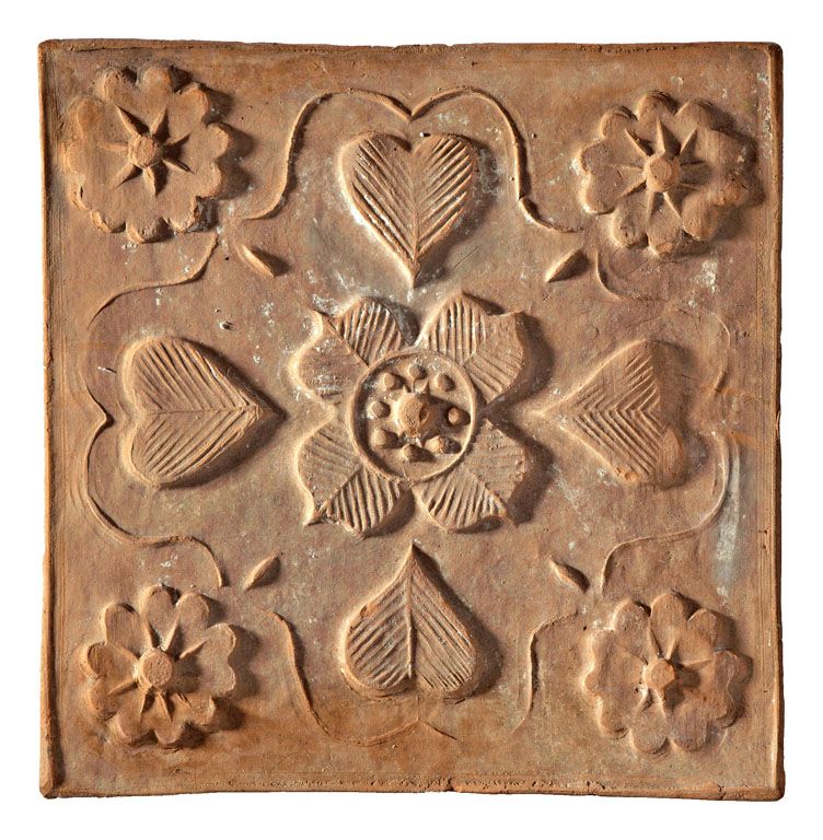 133. tétel, Kályhacsempe