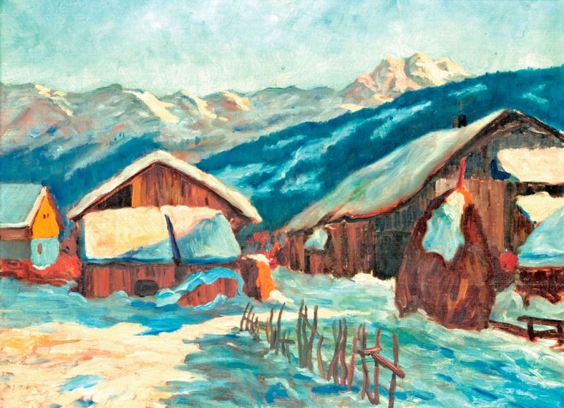 449. tétel, Téli alkony