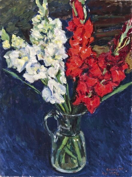 110. tétel, Kardvirágos csendélet, 1972
