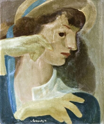 184. tétel, Női portré, 1946