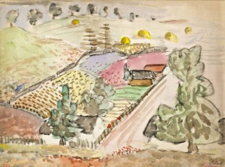 226. tétel, Bakonyi táj, 1933