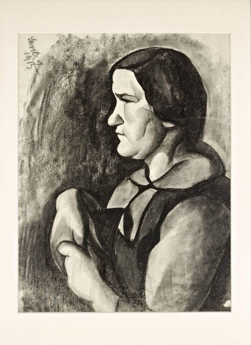 324. tétel, Női portré, 1915