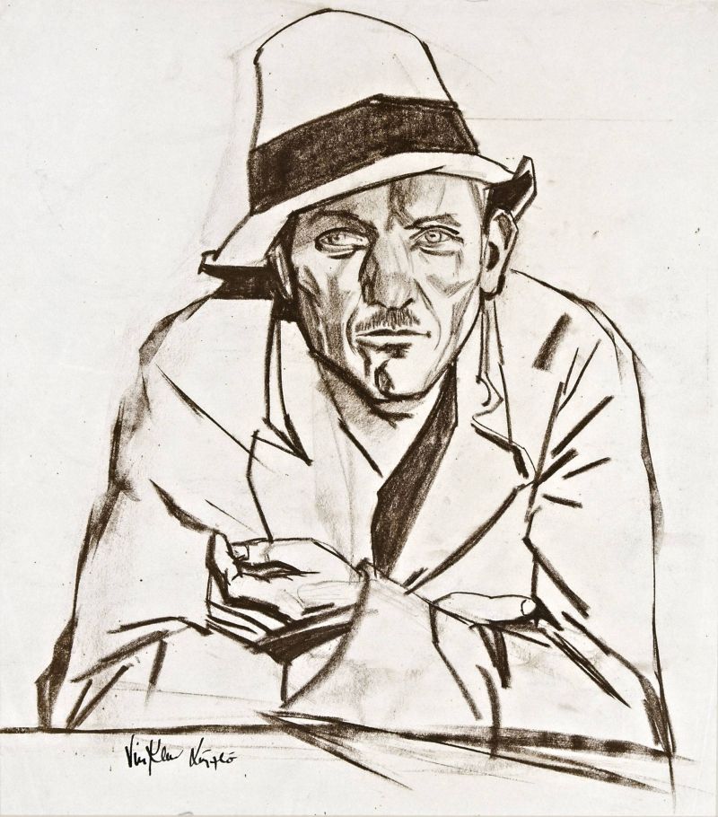 327. tétel, Kalapos férfi