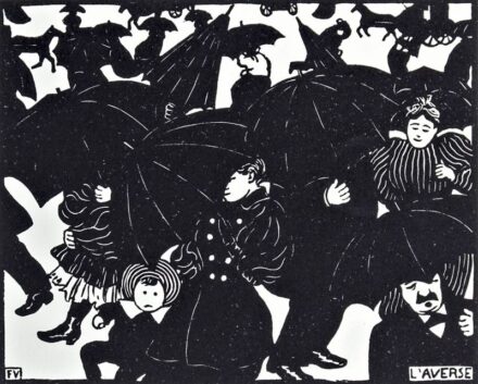 351. tétel, Eső a téren (1884)