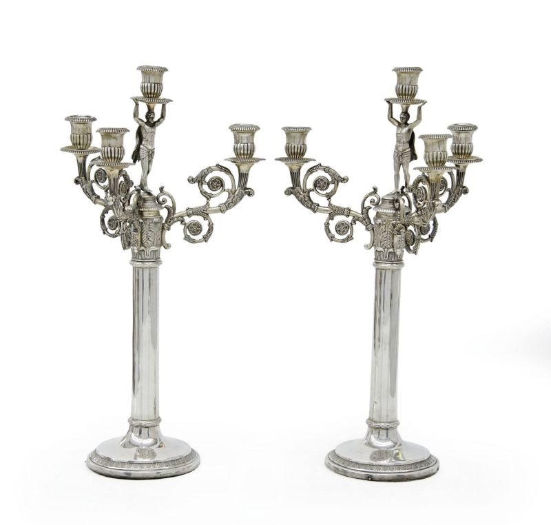 515. tétel, Kandelláber pár