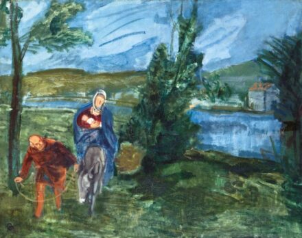 164. tétel, Menekülés Egyiptomba (Tintoretto variáció, Szent család), 1933
