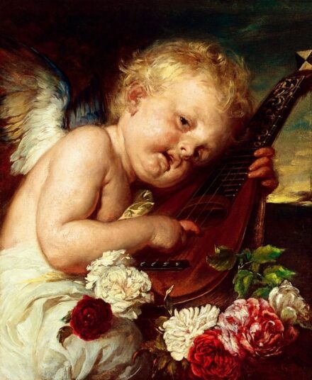 222. tétel, Zene, Putto rózsákkal (Scherzo) 1882