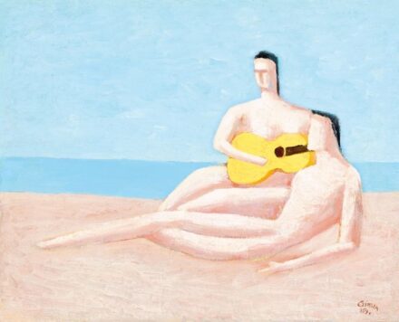 213. tétel, Aktok a tengerparton, 1959