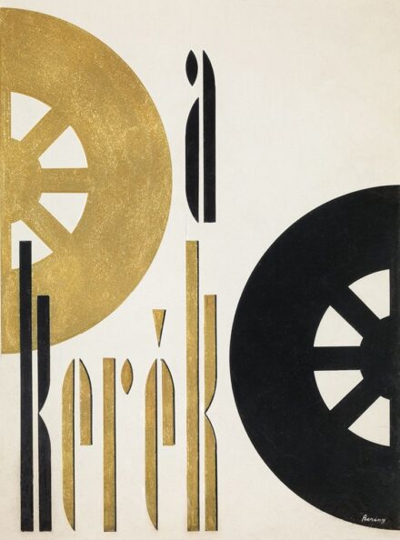 57. tétel, A kerék (Borítóterv), 1929
