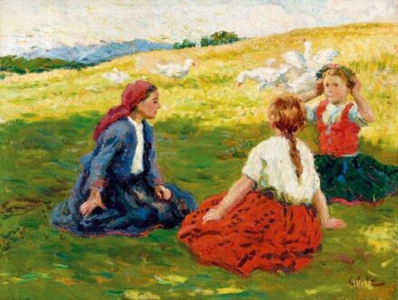 38. tétel, Lányok a réten