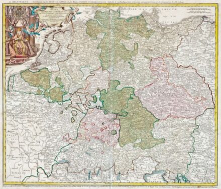 11. tétel, Homann, Johann Baptist (1663-1724): A Német-római birodalom térképe
