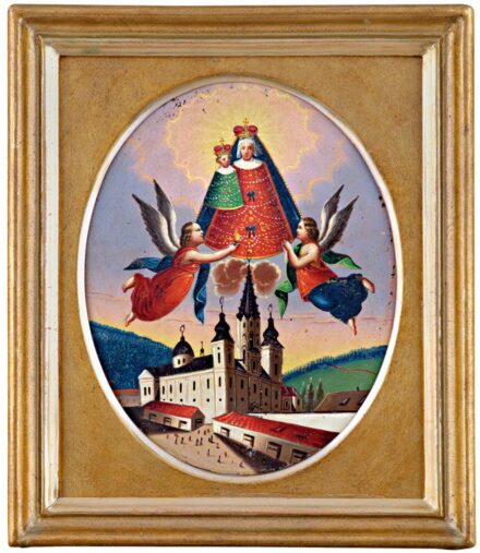 23. tétel, Osztrák festő, 1800 körül: A mariazelli Madonna