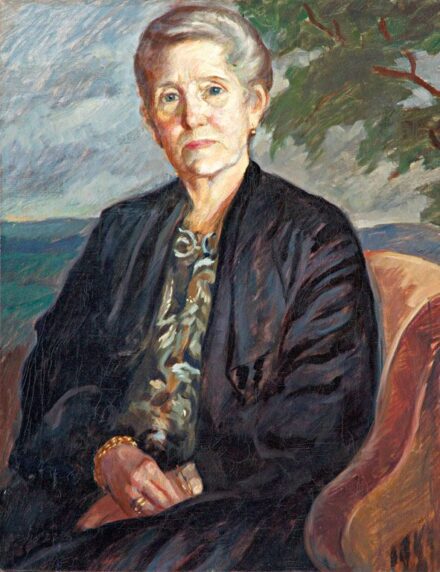 203. tétel, Ács Ferenc (1876-1949): Hölgyportré, 1928