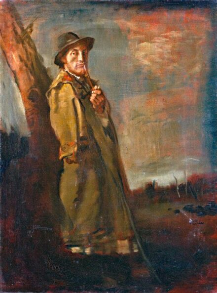 208. tétel, Szüle Péter (1886-1944): Pipázó csikós