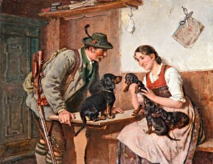 211. tétel, Eberle, Adolf (1843-1914): Tacskó család