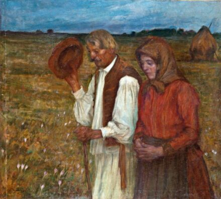 217. tétel, Nyilasy Sándor (1873-1934): "Esti harangszó", 1897   VÉDETT-NO EXPORT