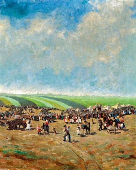 226. tétel, Bardócz Árpád (1882-1938): Vásári sokadalom, 1923