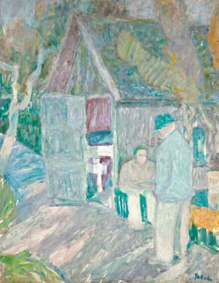 422. tétel, Jakuba János (1909-1974): Beszélgetők