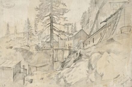 445. tétel, Mednyánszky László báró (1852-1919): Uradalom a Tátrában