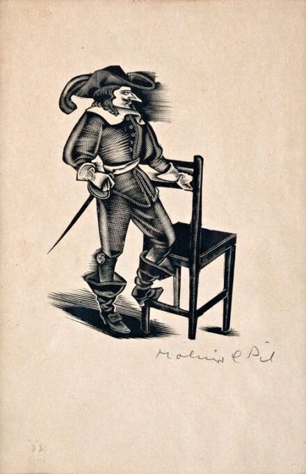 446. tétel, Molnár C. Pál (1894-1984): Cyrano