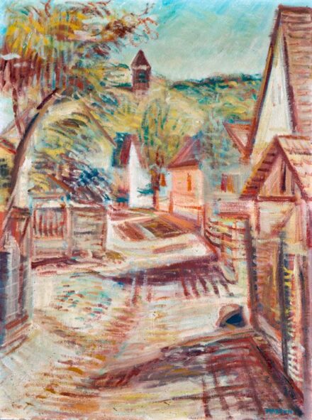 499. tétel, Martyn Ferenc (1899-1986): Utcarészlet