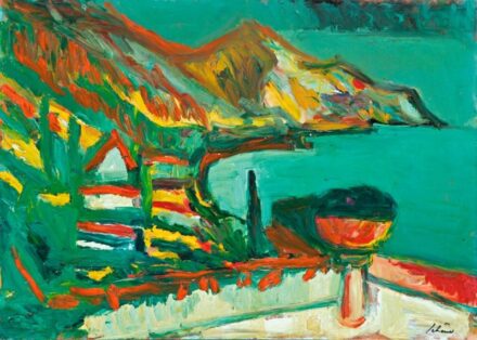 505. tétel, Schéner Mihály (1923-2009): "Nápolyi öböl"
