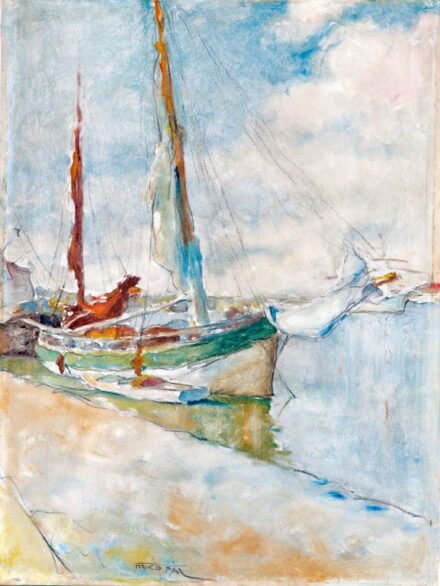 511. tétel, Fried Pál (1893-1976): Kikötő