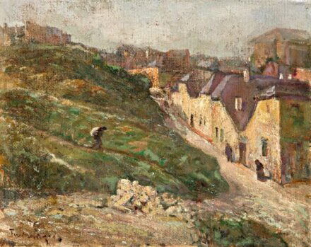 524. tétel, Turmayer Sándor (1879-1953): Tabáni részlet