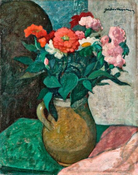 541. tétel, Gábor Móric (1889-1987): Virágcsendélet