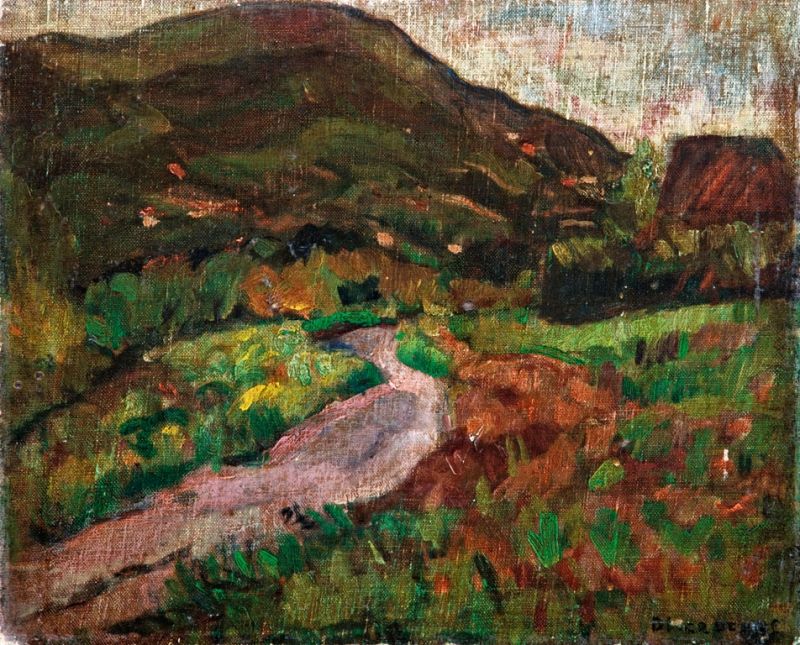 554. tétel, Diener Dénes Rudolf (1889-1956): Nagybányai dombok