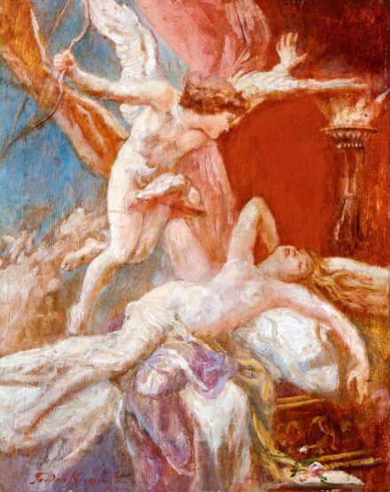 563. tétel, Tardos Krenner Viktor (1866-1927): Vénusz és Ámor