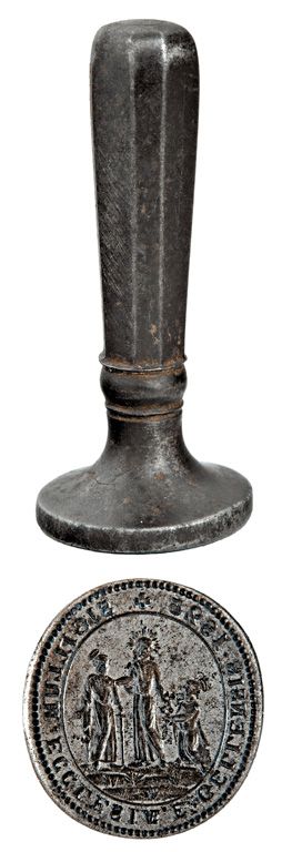 758. tétel, Pecsétnyomó