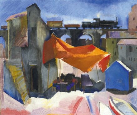 206. tétel, Aba-Novák Vilmos (1894-1941), Trattoria, 1929