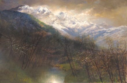 205. tétel, Szepesi Kuszka Jenő (1885-1948), Tátrai részlet (Tavasz), 1911