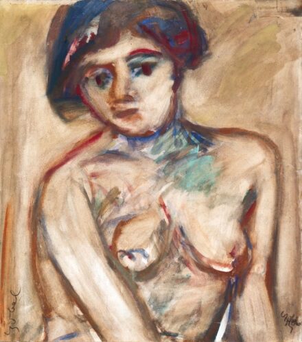 204. tétel, Czóbel Béla (1883-1976), Női akt