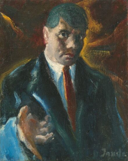 166. tétel, Jándi Dávid (1893-1944), Önarckép