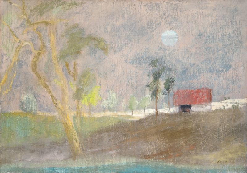 154. tétel, Szőnyi István (1894-1960), Holdas táj