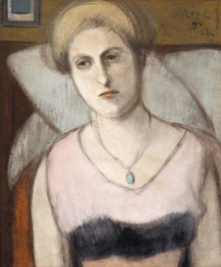 149. tétel, Rippl-Rónai József (1861-1927), Nő medalionnal, 1894