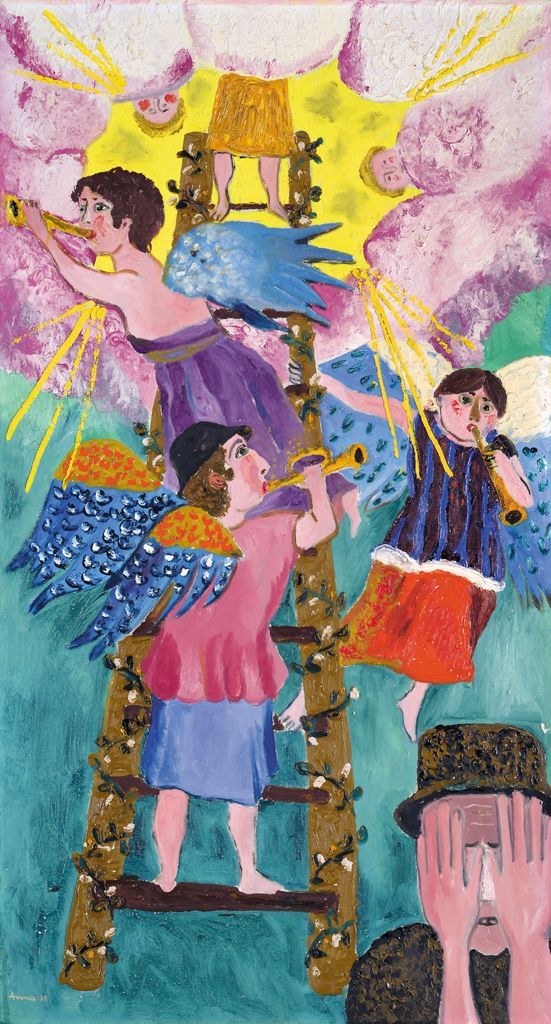 147. tétel, Anna Margit (1913-1989), Jákob létrája II., 1973-1974 körül