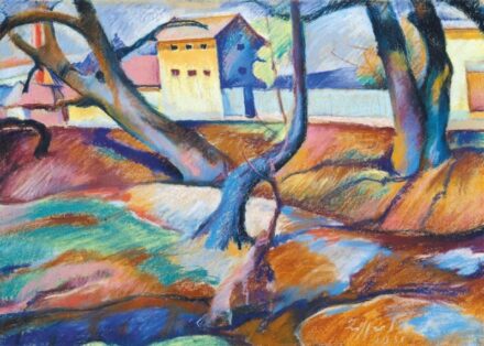 110. tétel, Ziffer Sándor (1880-1962), Régi malom, 1931