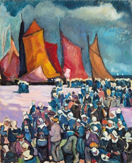 82. tétel, Tibor Ernő (1885-1945), Kikötői jelenet