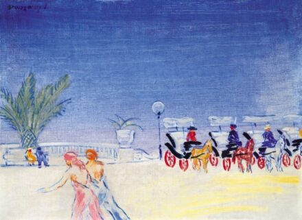 80. tétel, Vaszary János (1867-1939), Tengerpart, 1930 körül