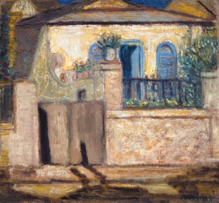76. tétel, Barcsay Jenő (1900-1988), Villa bejárat