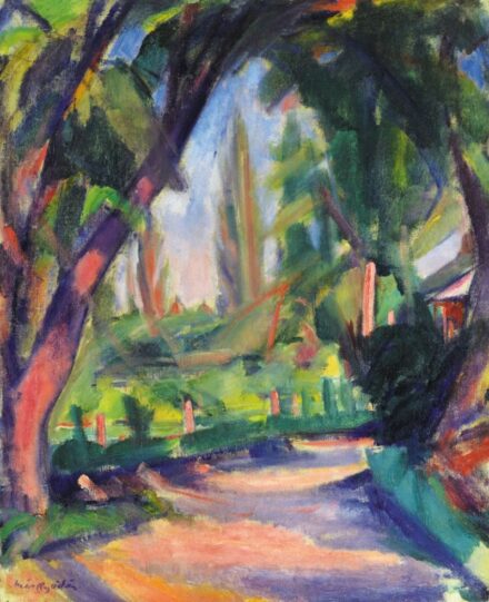 71. tétel, Márffy Ödön (1878-1959), Fák alatt, 1910-es évek első fele