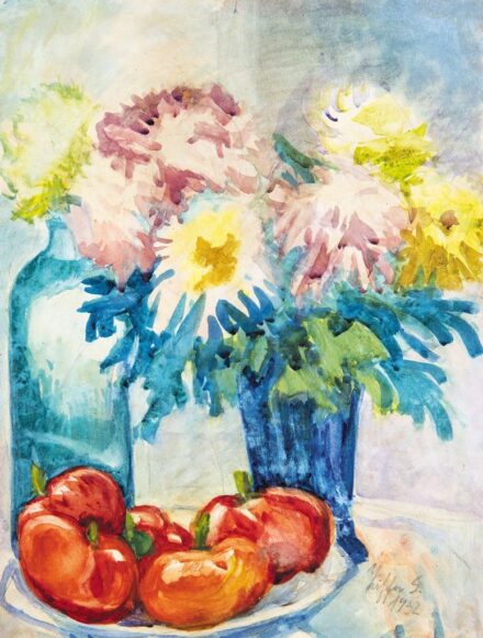 61. tétel, Ziffer Sándor (1880-1962), Virágcsendélet, 1932