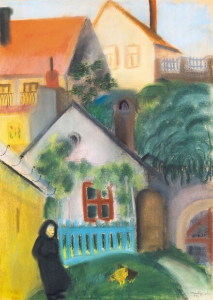 56. tétel, Szántó Piroska (1913-1999), Szentendrei táj, 1937