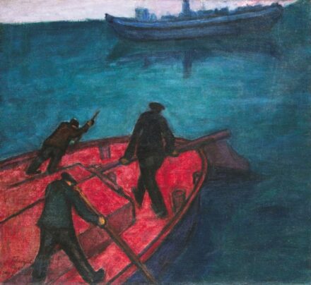 54. tétel, Tihanyi Lajos (1885-1938), Szajnai csónakosok, 1907